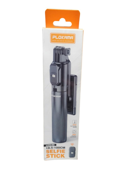 Plokama LIVE - K6 Selfie Stick & Tripod – Desktop Holder - Androks & Pablos