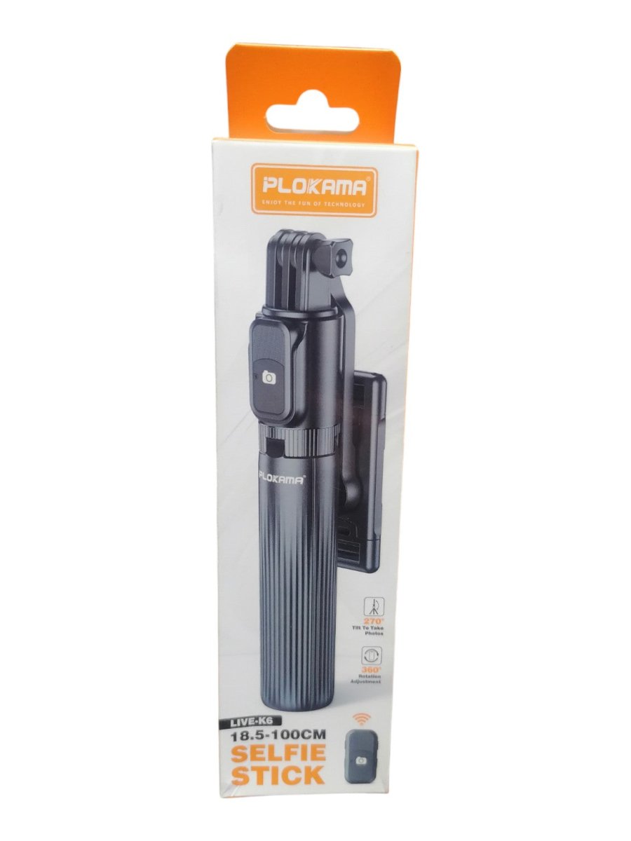 Plokama LIVE - K6 Selfie Stick & Tripod – Desktop Holder - Androks & Pablos
