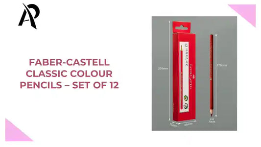 Faber-Castell Classic Colour Pencils &ndash; Set of 12 by@Outfy