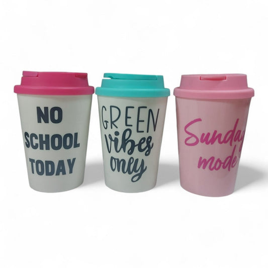 Reusable Travel Coffee Cup  Motivational Quotes Lebanon