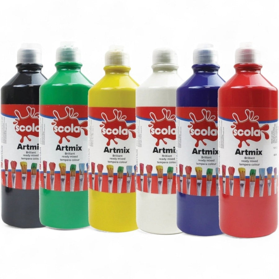 Scola Artmix Tempera Paint  Ready Mixed Single Color Bottle Lebanon