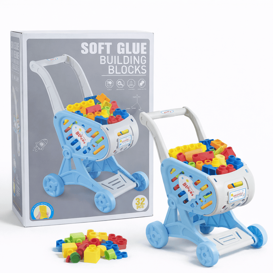 Soft Glue Building Blocks Cart  32 Pieces Kids Construction Toy Lebanon