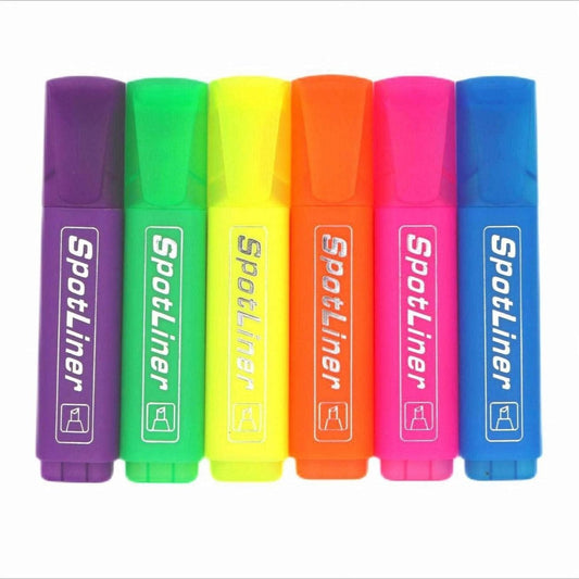 SpotLine High Lighting Marker  6 Colors 36 pcs Display Box Lebanon