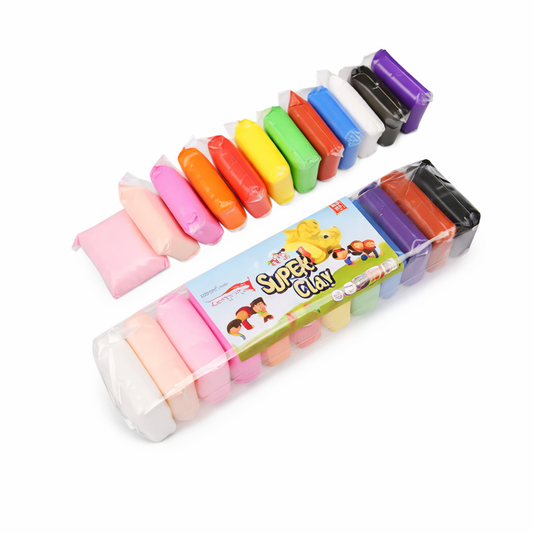 Super Clay  12 Colors Modeling Clay Set for Kids Lebanon