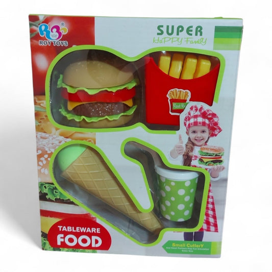 Tableware Food Play Set  Super Happy Family Lebanon