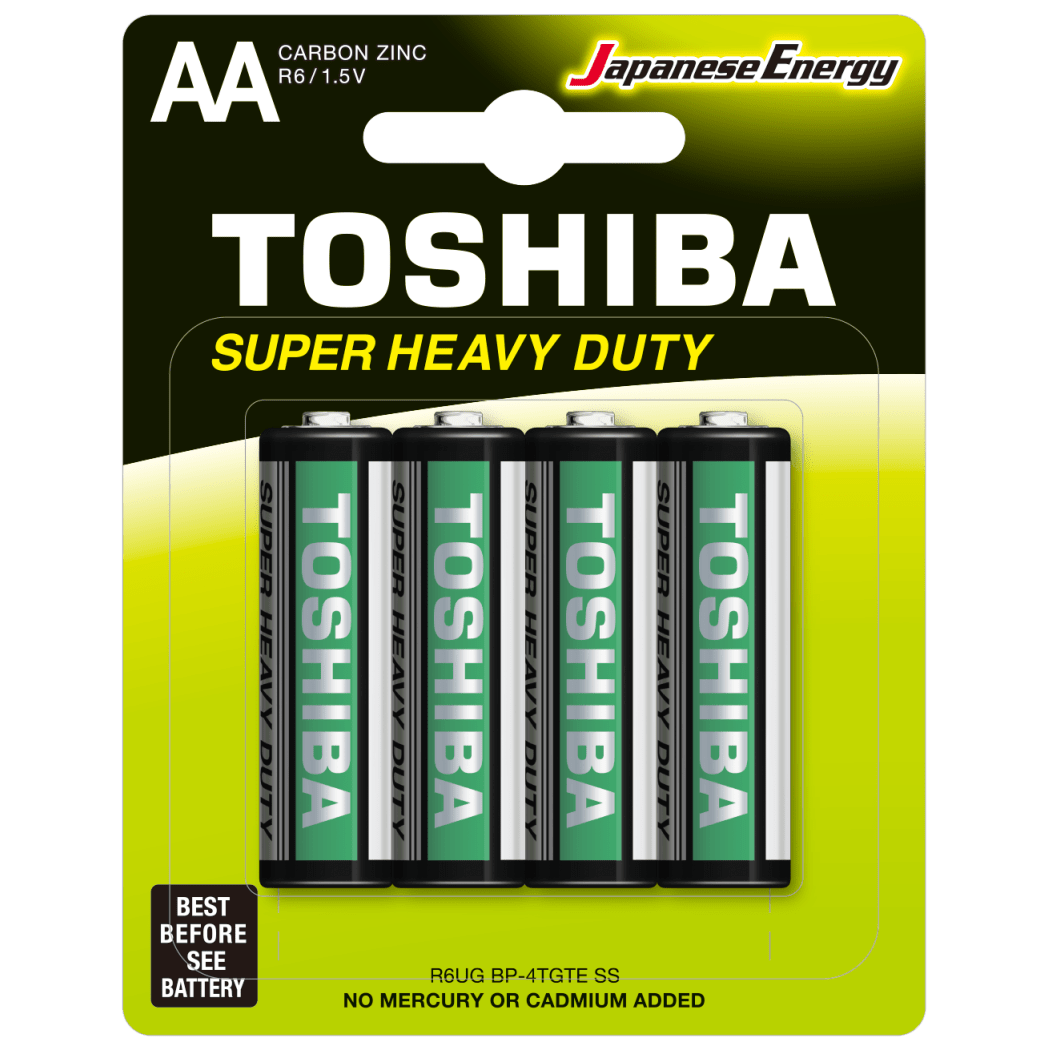 Toshiba Super Heavy Duty Batteries AA  AAA  Carbon Zinc 15V Lebanon