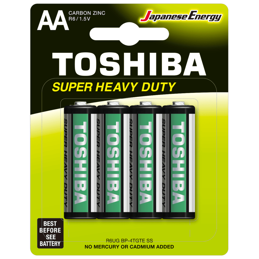 Toshiba Super Heavy Duty Batteries AA  AAA  Carbon Zinc 15V Lebanon