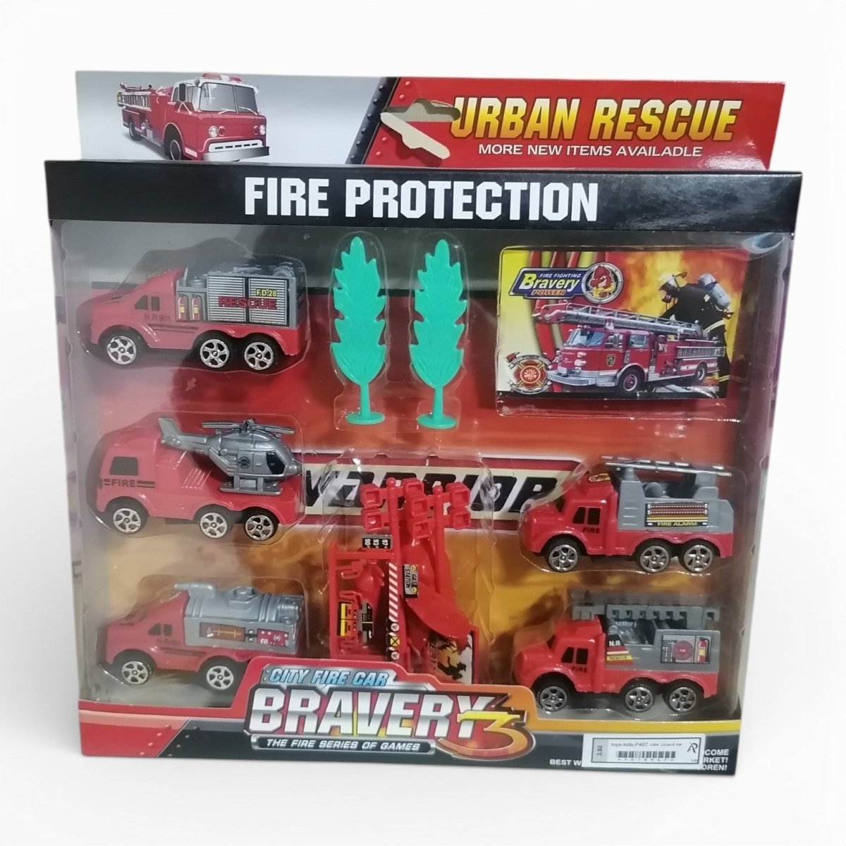 Warrior Fire Brigade Rescue Playset  Fire Protection Vehicles Set Lebanon