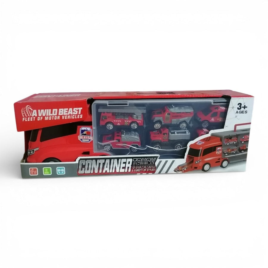 Wild Beast Container Truck Playset  Emergency Vehicles Transport Set Lebanon