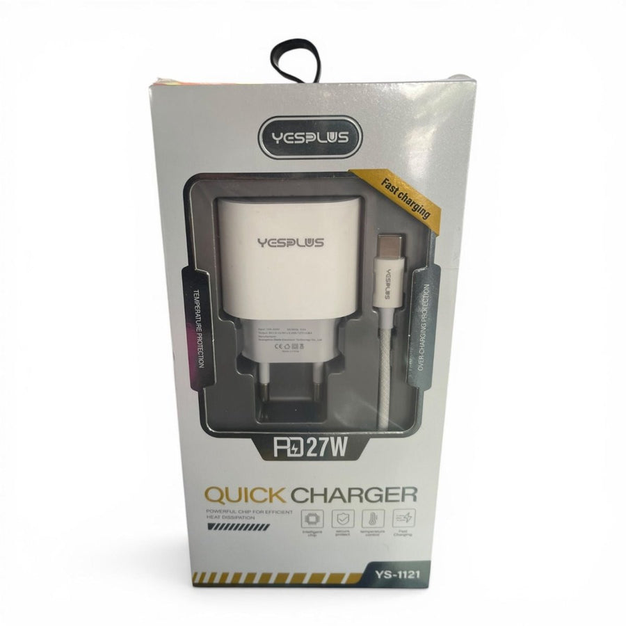YesPlus 27W PD Fast Charger with Type-C Cable Lebanon