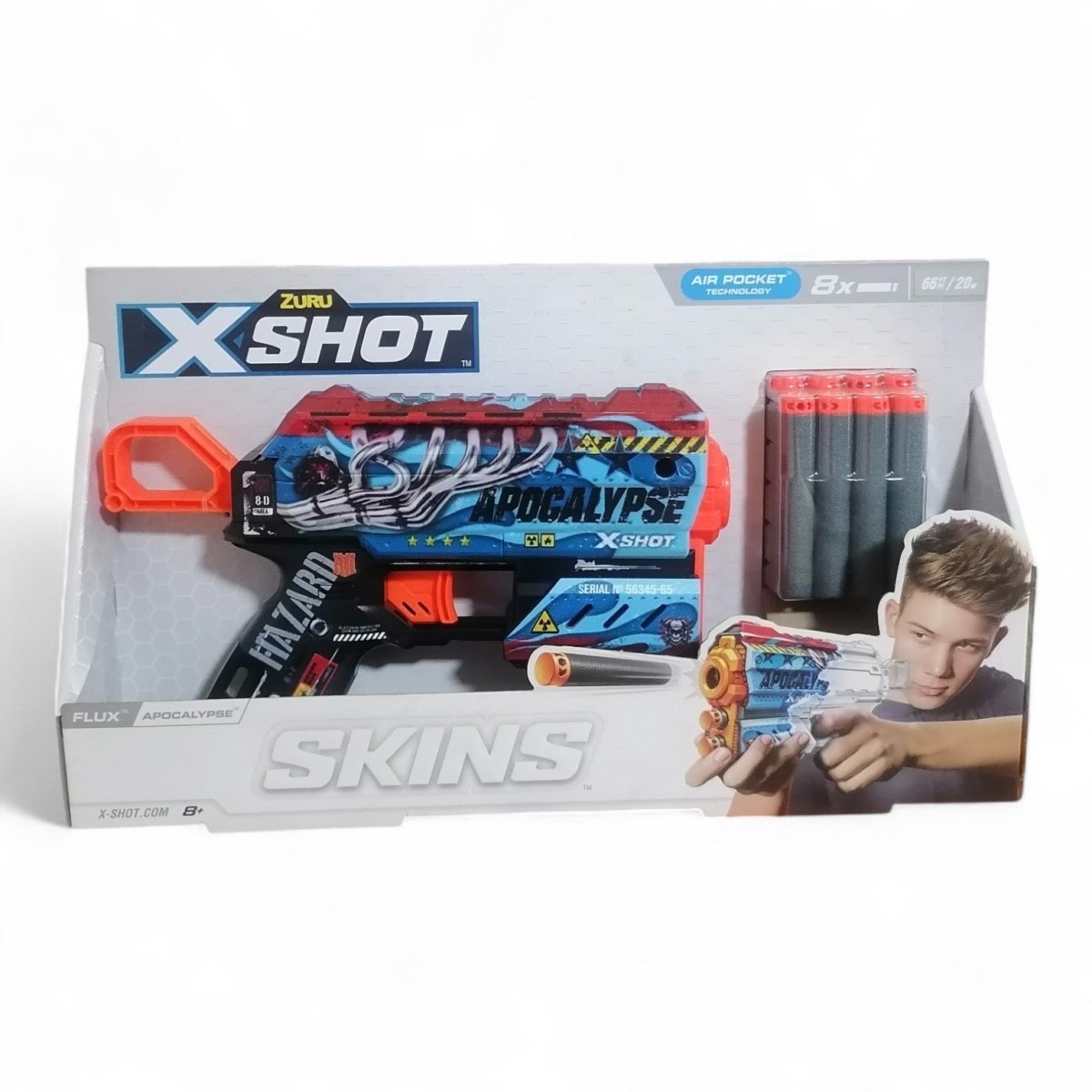 ZURU XShot Skins Flux  Apocalypse Dart Blaster Lebanon